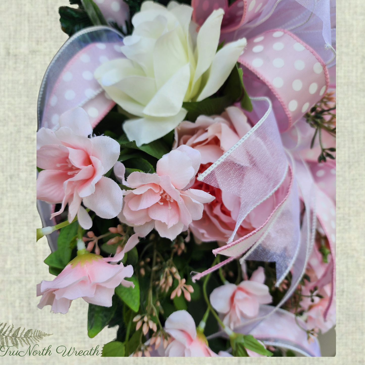 Pink Floral Door Swag, Spring Teardrop Wreath, Pink Rose Door Hanger, Romantic Floral Swag, Front Door Decor
