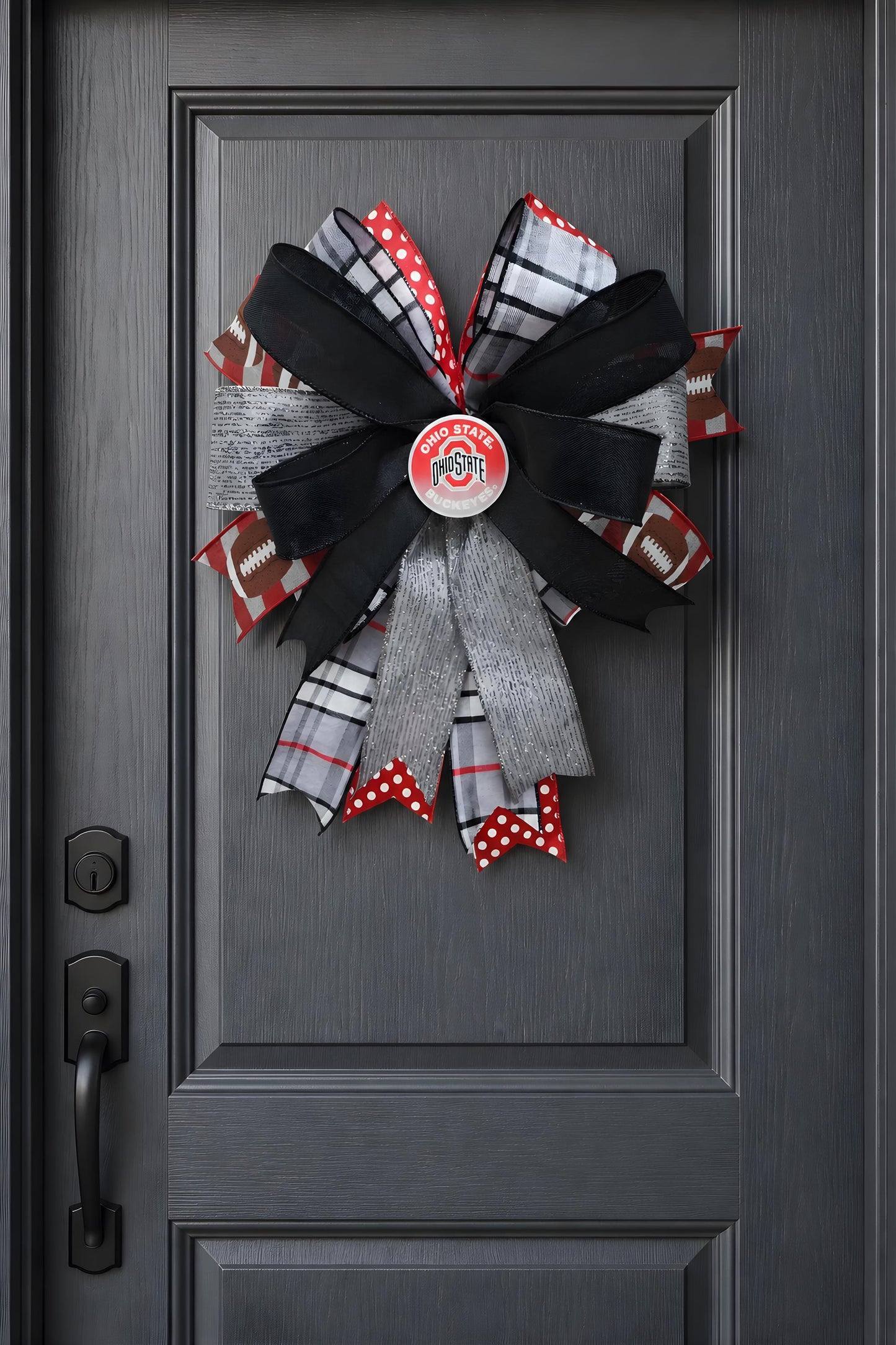 Handcrafted College Football Season Boutique Bow | Lantern Decor